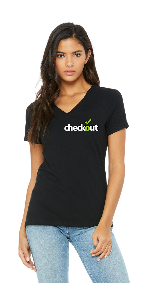 BELLA CANVAS LADIES V-NECK T-SHIRT