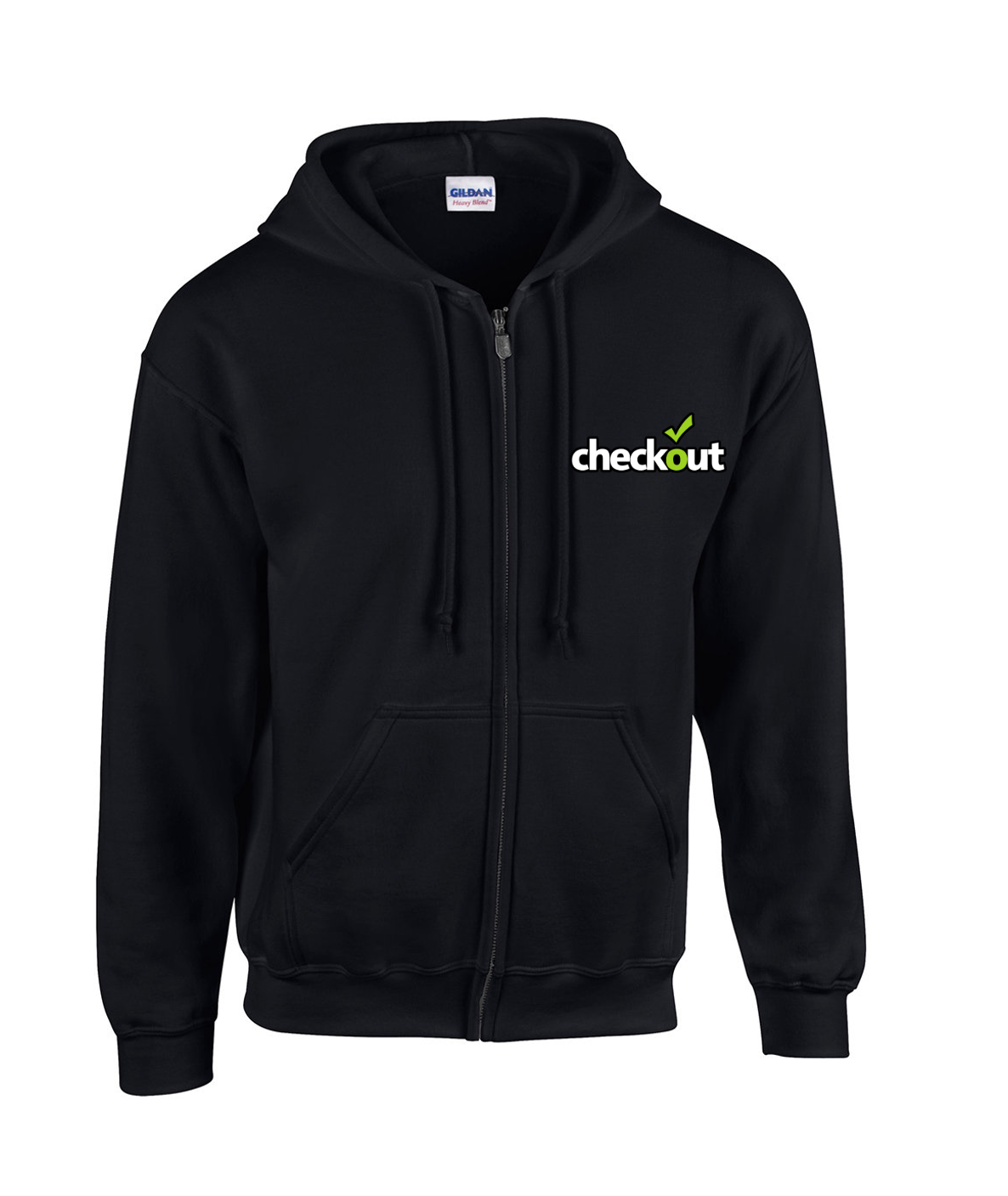 HOODIE FULL ZIP BLACK