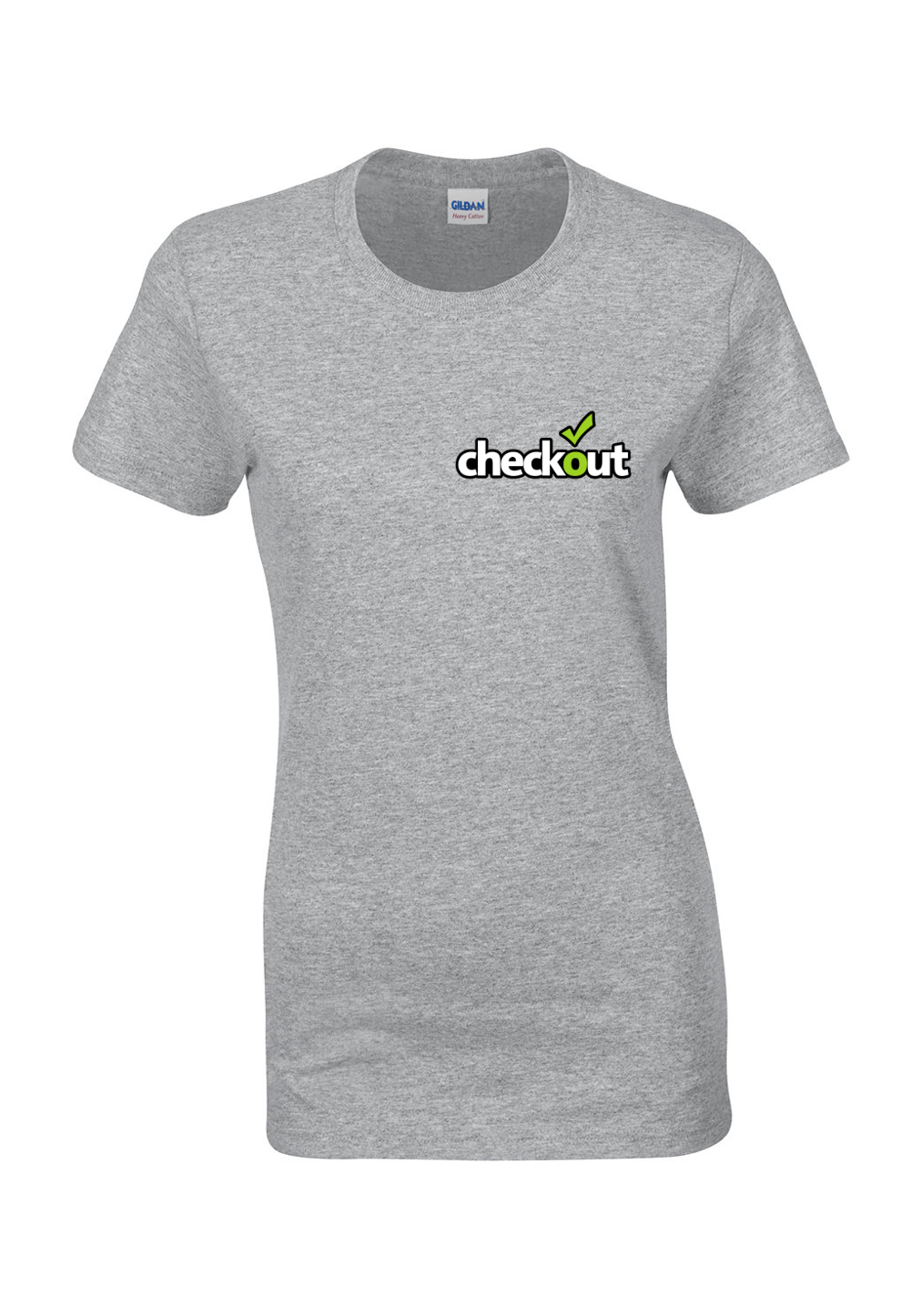 LADIES GILDEN TSHIRT SP GREY