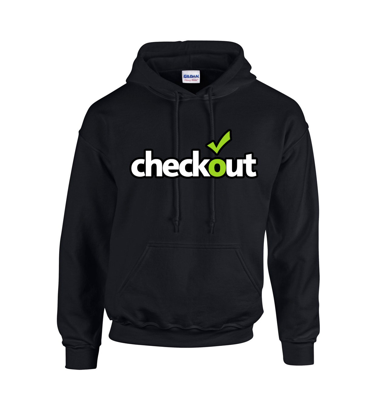 HOODIE FRONT BLACK